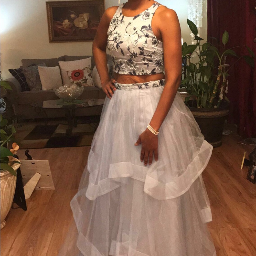 2piece Prom Dress homecoming dress